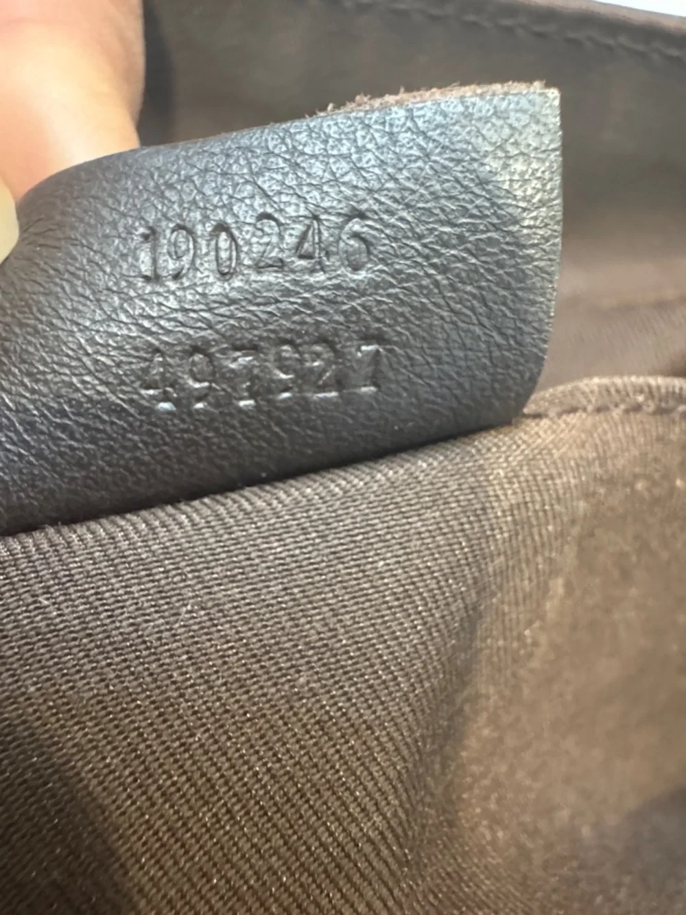 Authentic Gucci Brown GG Supreme Canvas Satchel with Dark Brown Leather Trim - Picture 13 of 14